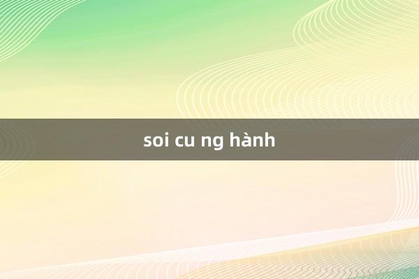 soi cu ng hành