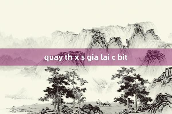 quay th x s gia lai c bit