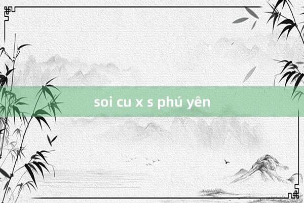 soi cu x s phú yên