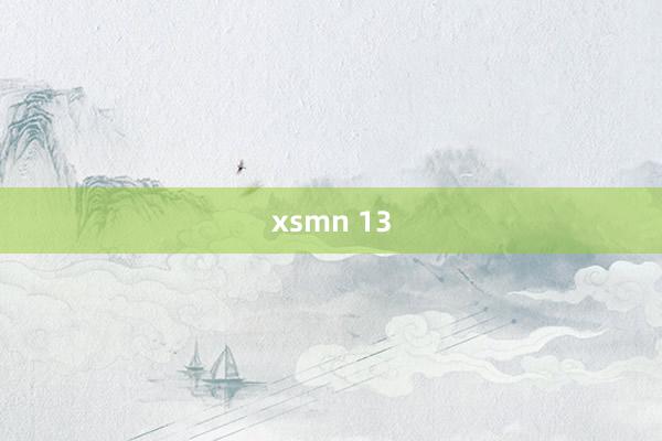 xsmn 13