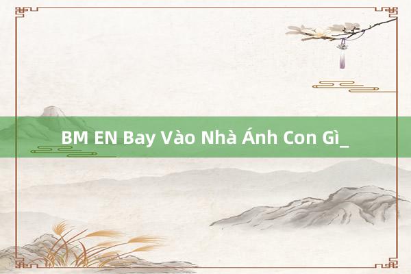 BM EN Bay Vào Nhà Ánh Con Gì_